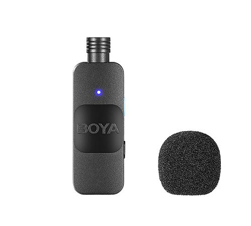 Boya BY-V2 Professional 2.4GHz Wireless Lightning Port Dual Microphone For iOS Devices With Selectable Noise Cancellation Boya BY-V2 Professional 2.4GHz Wireless Lightning Port Dual Microphone For iOS Devices With Selectable Noise Cancellation